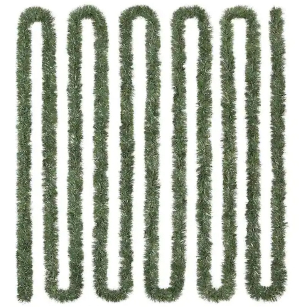 New 50-ft Green Holiday Garland - Picture 4 of 5